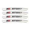 RE334Pcs Aluminium GR Sport Logo Wheel Rim Stickers Emblem Badge For Toyota Gazoo Racing YARiS Corolla RAV4 C-HR Camry Supra Prado