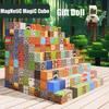 400P STEM Montessori Sensory Cubes for ToddlersUpgrades Magnetic Building Blocks Toy Build Mine Magnet World Set for Boys Girls
