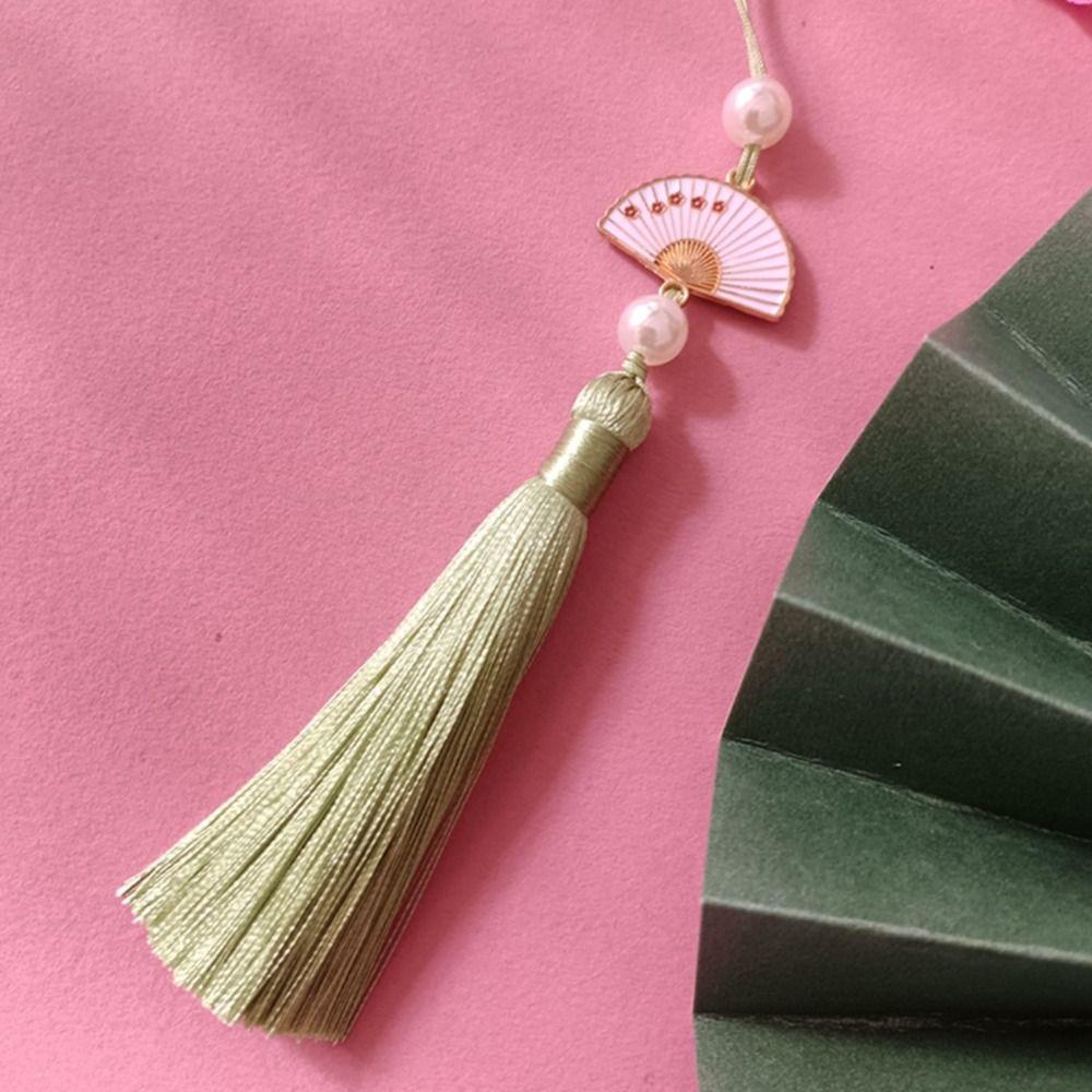 Lucky Bookmark Tassels DIY Crafts Phone Pendant Chain Clothing Pendant Tassel Car Keyring  Earrings