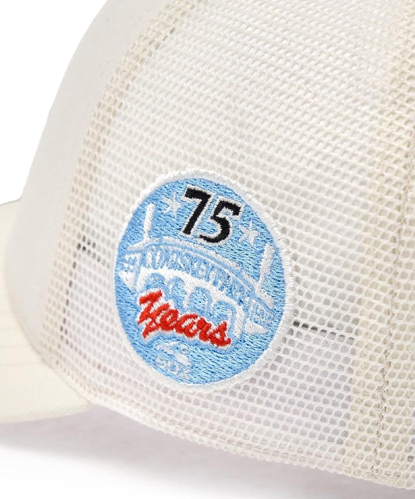Emelbi Signature Patch Mesh Cap Chw (Cream)
