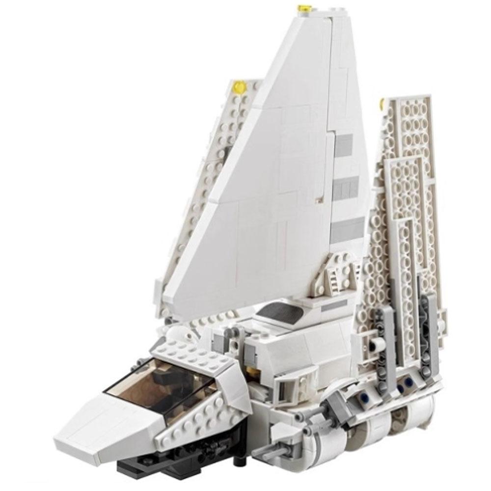 660PCS MOC Famous Movie Series Mini Flying Machine Empire Shuttle Model Building Blocks Bricks Birthday Festival Gift