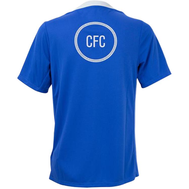 Nike Chelsea Club Letter Logo Round Neck Slim Fit Short Sleeve Football Shirt Men Tops Royal HM3439-481