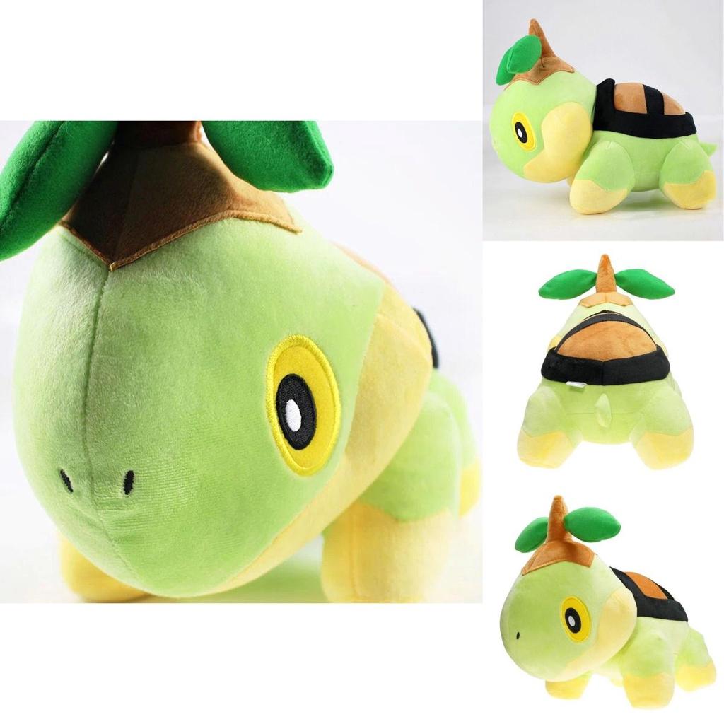 Lovable Pokemon Turtwig Plush Doll With High-density Plush Material For Maximum Softness