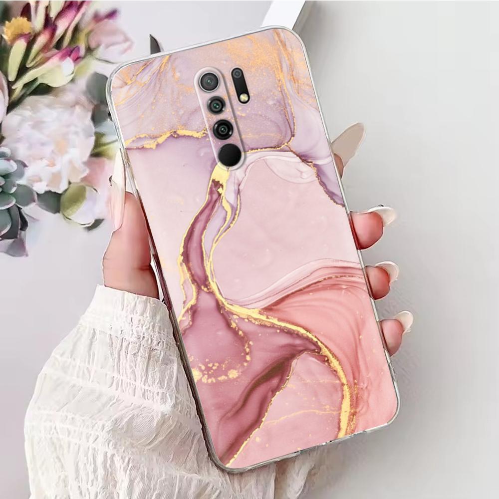 Phone Case For Xiaomi Redmi 9 Case Soft TPU Silicone Back Cover for Xiaomi Redmi 9 Redmi9 Case Transparent Bumper Cover Fundas