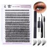 Diy Segmented Fried Hair Single Cluster False Eyelashes 14 Rows Large Capacity Daily Makeup