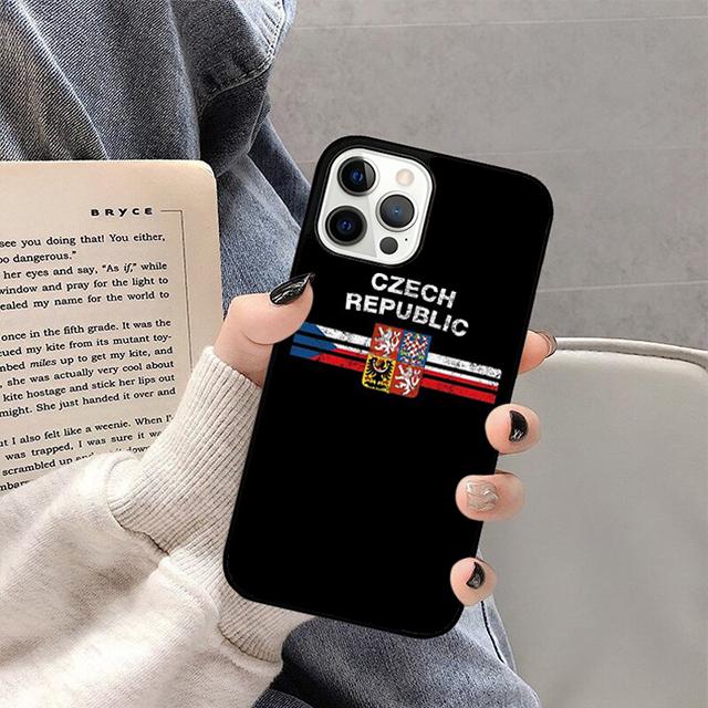 

Czech Emblem Czech Republic Flag Phone Case For iPhone 17 Air 16 15 Plus Max 14 13 12 Pro Max Cover Shell coque iPhone 17Air