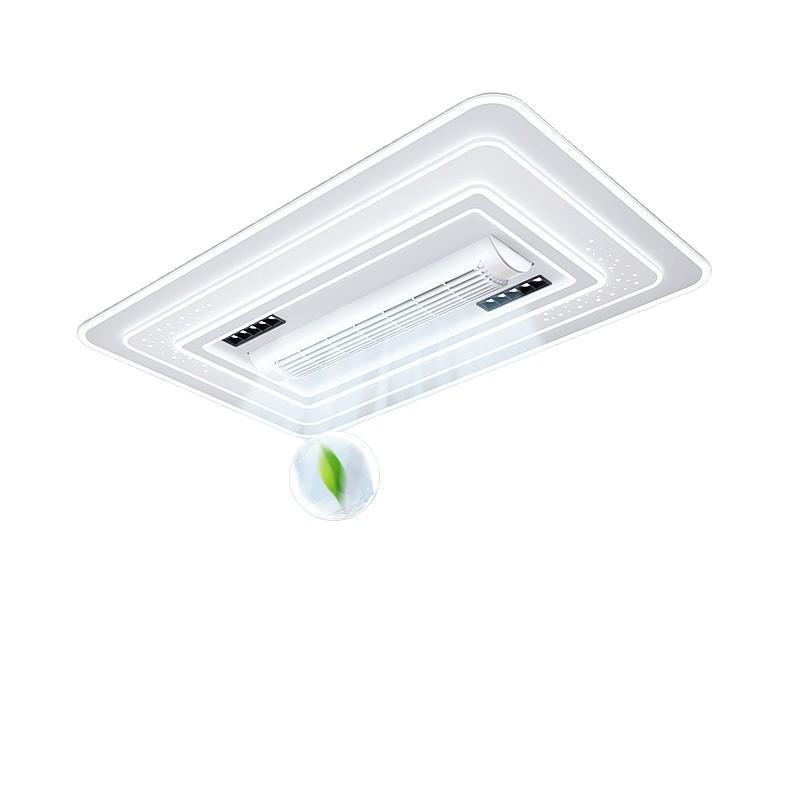 Modern Bladeless Ceiling Fan Light: Grand Design for Living & Dining Rooms