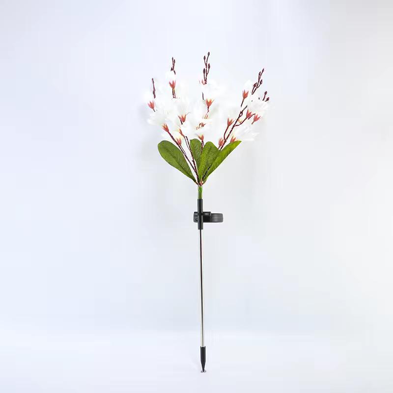 Outdoor Color-Changing LED Jellyfish Garden Lights with Solar Fiber Optics
