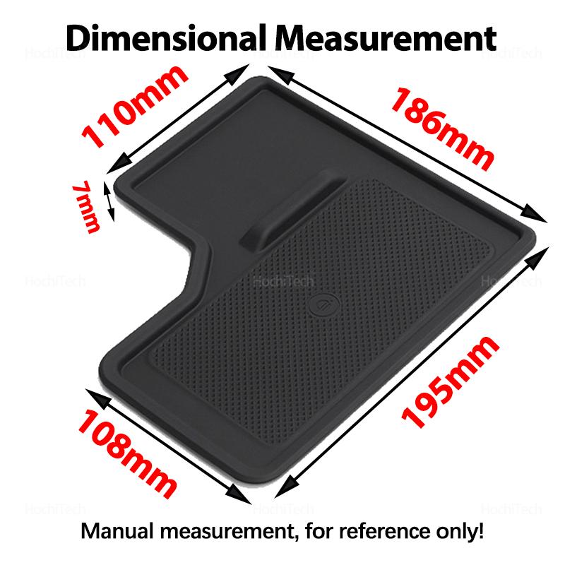 Wireless Charging Pad for Toyota Land Cruiser 250 Prado LC250 2024 2025 Central Control Charger Cover Anti-Slip Mat Only for LHD