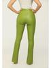 RC3090 Women's V-Neck Leather Split-Leg Pants Suit - European & American Style