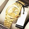 Watch For Woman Luminous Date Week Square Ladies Watch Stainless Steel Quartz Women's Watches Female Reloj