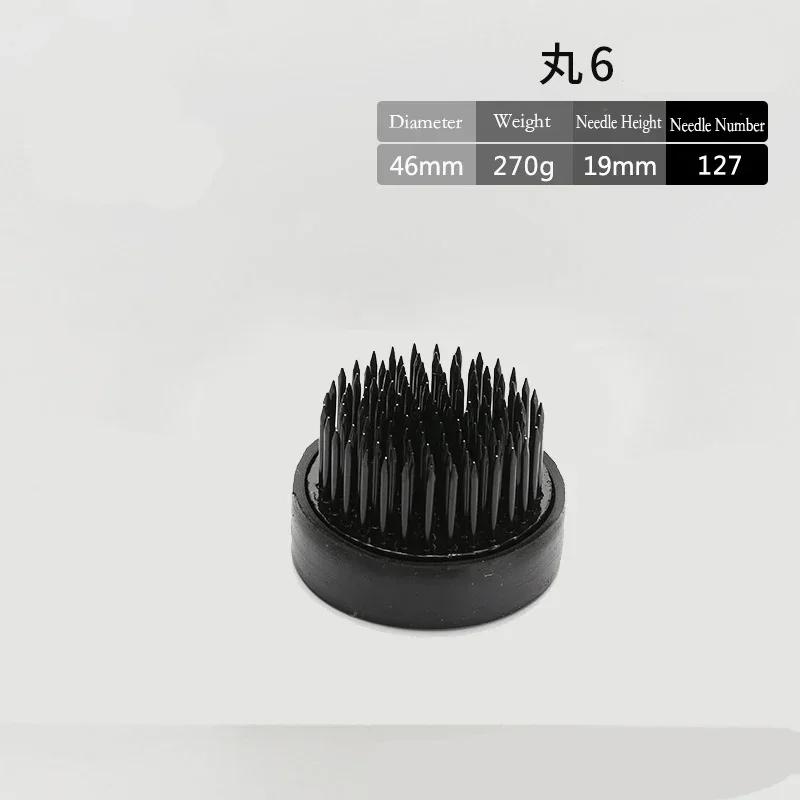 Japanese Ikebana Kenzan Floral Brass Needle Long Rround Fixed Base Holder Flower Arrangements Floral Pin Prong Tools