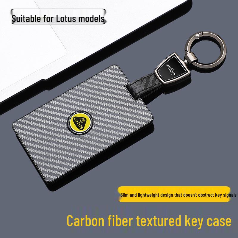 Lotus ELETRE/EMEYA Blumiger NFC-Kartenhalter Kohlefaser Autoschlüssel-Etui