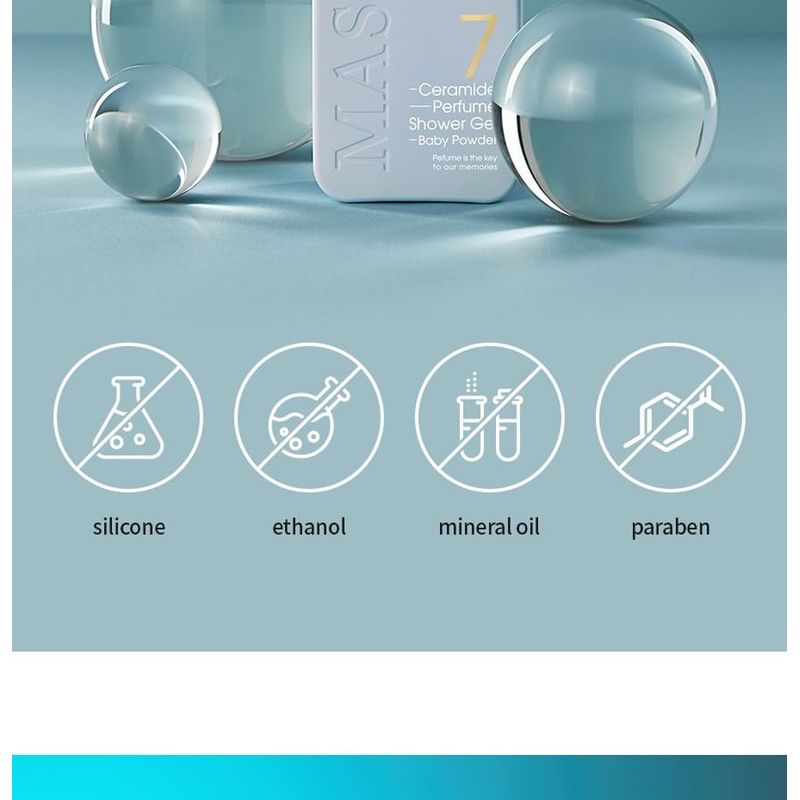 MASIL - 7 Ceramide Perfume Shower Gel Jumbo - 5 Types