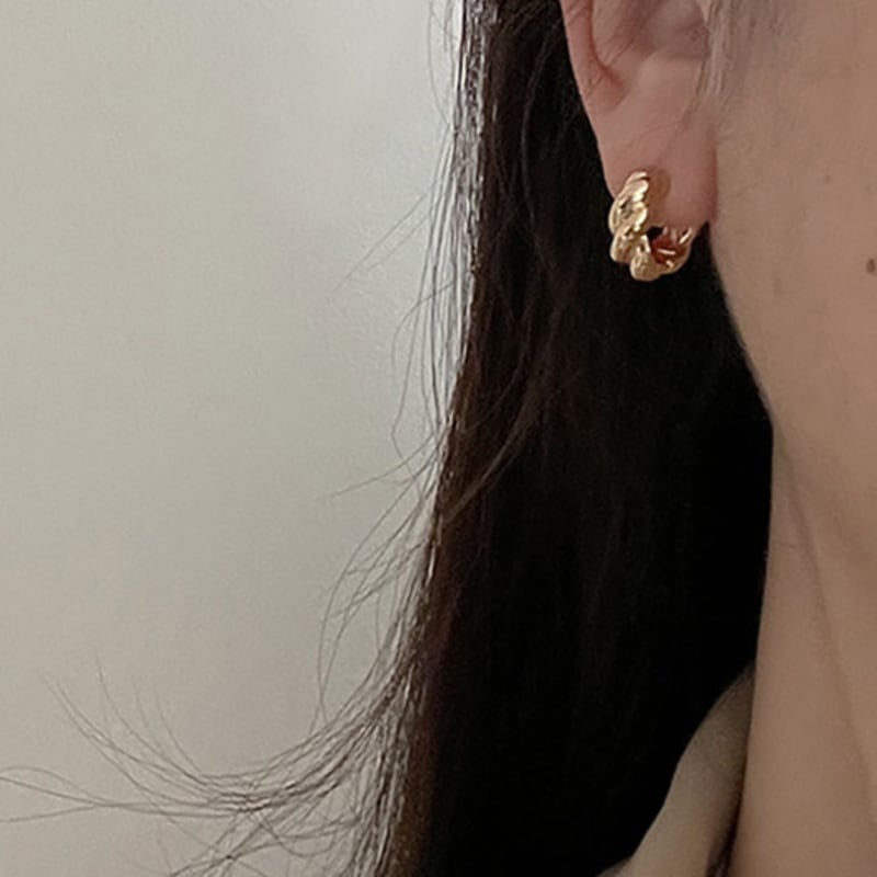 OUI SAY YES! Twisted Bold Earring_ER601