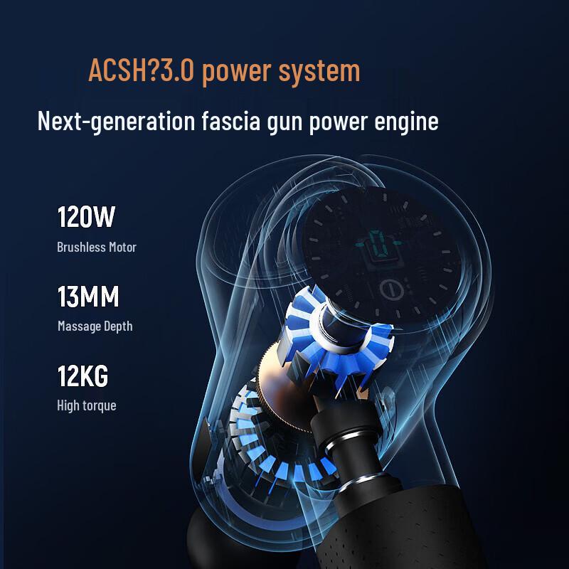 Merach 9D1S Professional Training Fascia Gun with Hot/Cold Compress CN plug (adapter included)