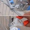Pig Ring Clip M-type Nail Pliers Set Net Tags Traps Cage Steel Fastening Clamp Installation Tools For Bird Chicken Wire Fencing