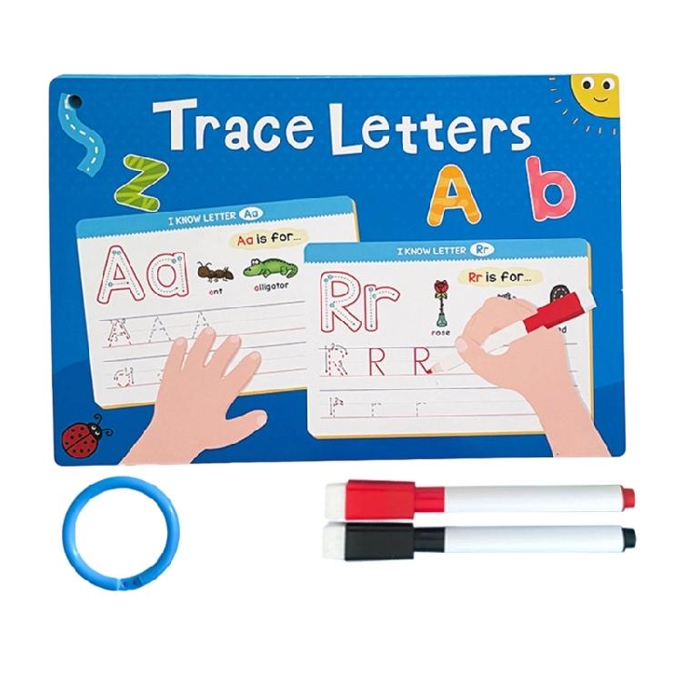 

English Character Tracing Cards for Kindergarten Students to Develop Fine Motor Skills Through Guided Writing Exercises