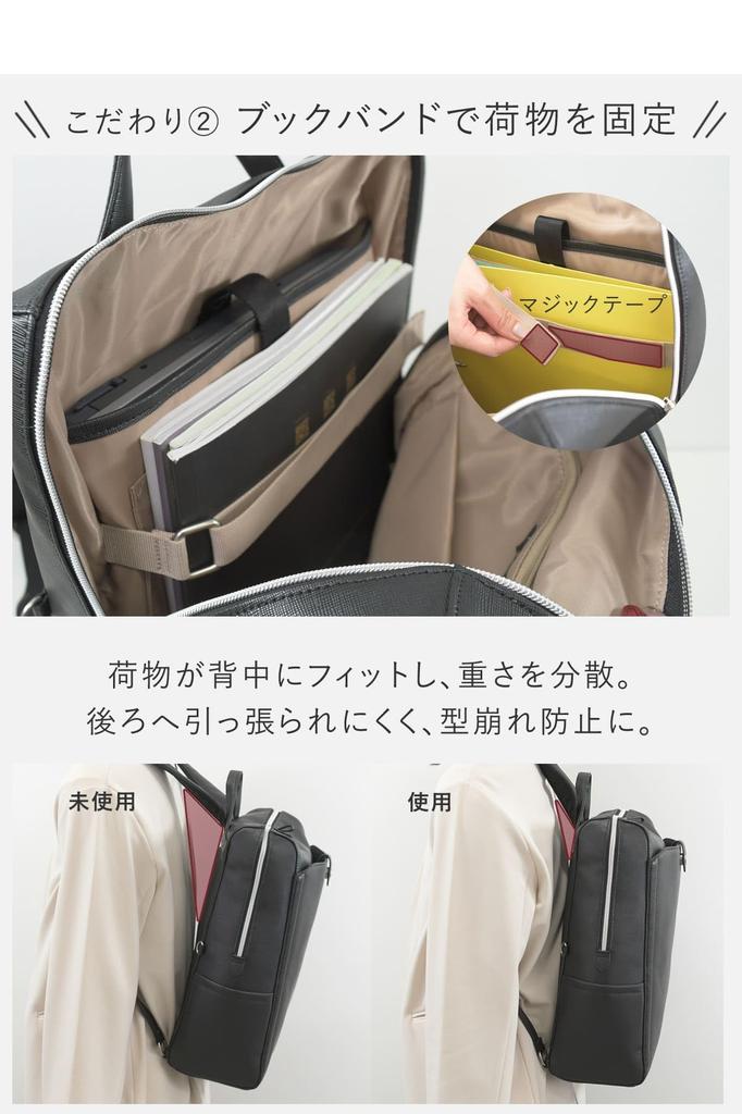 Memezawa Bags Damen Business-Rucksack, Synthetikleder, Leicht, Quadratisch, Stilvoll, für den Weg zur Arbeit, Passt für A4 und PC, 13 Zoll, 55300, Greige (12)