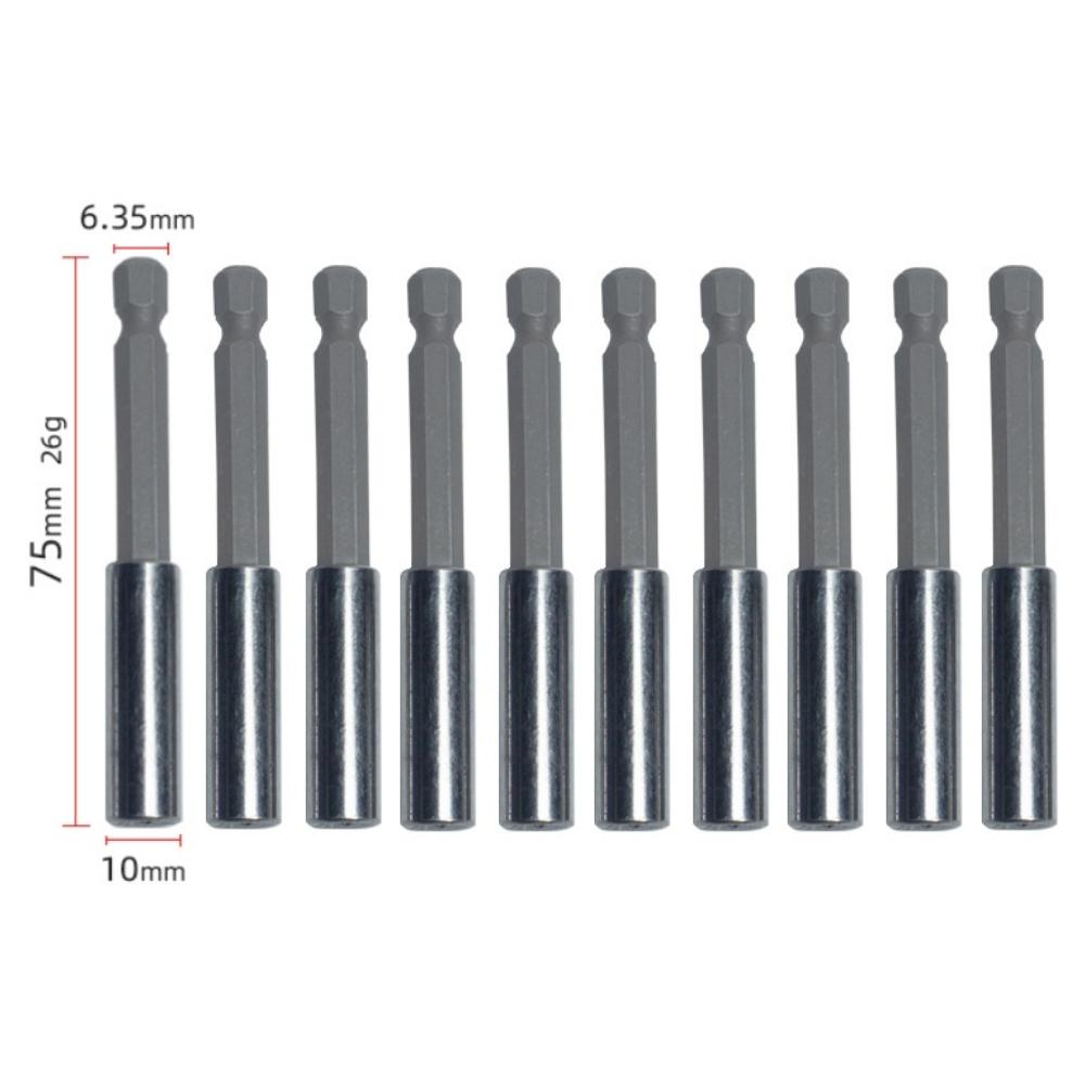 20-1PCS Hex Shank Drill Bit 60MM-150MM Magnetic Screwdriver Extended Link Screwdriver Head Holder Kit Rotary Tool Accessories