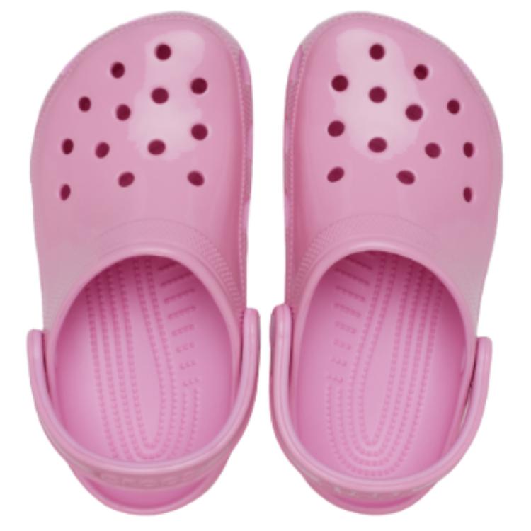 Crocs Zoccoli Classici Alti Punta Tonda Suola Spessa da Pendolare Donna Rosa 209609-6WY