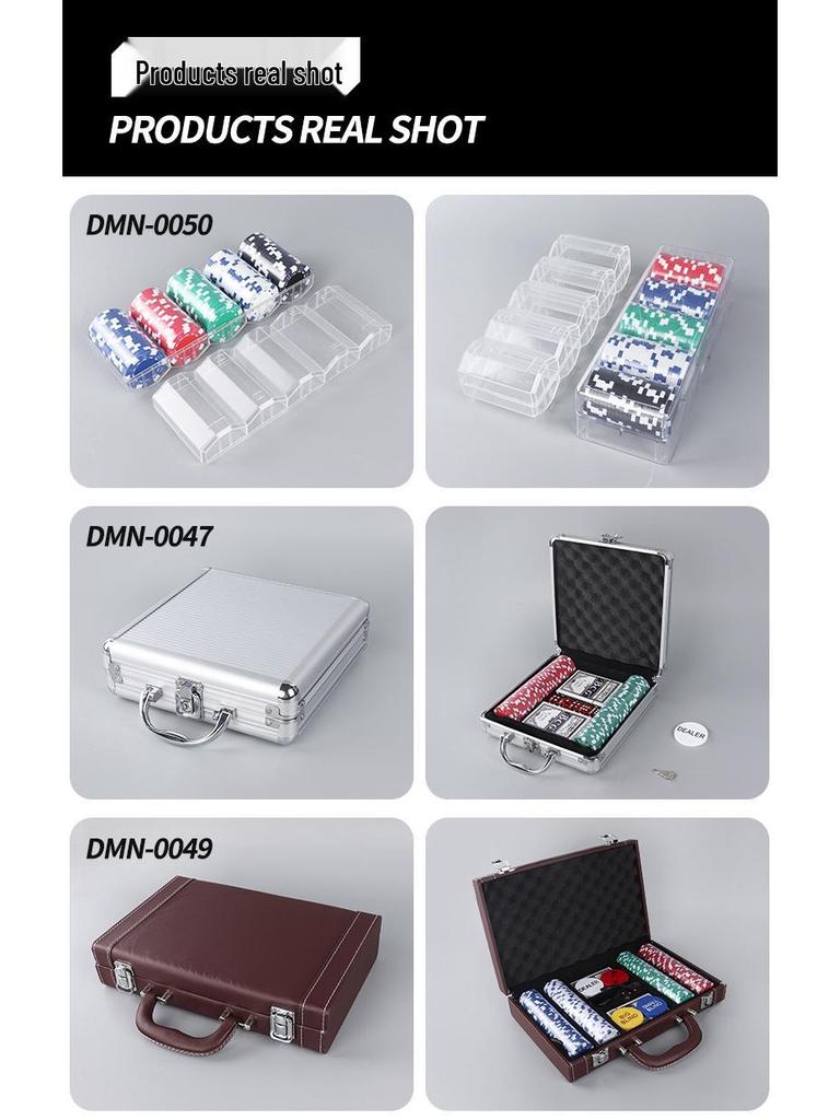 Set da Poker Texas Hold'em da 300 Pezzi: Fiches, Carte e Gettoni per Sala da Gioco e Mahjong
