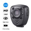 High Quality Mini Camera HD1080P Sports Video Recorder Built-in 32GB Memory Card Wearable Police Camera with Night Vision Function