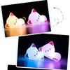 Touch LED Cat Night Light Remote Control For Kid Children USB Rechargeable Silicone nightligh Child Cat Lamp for Birthday Gift