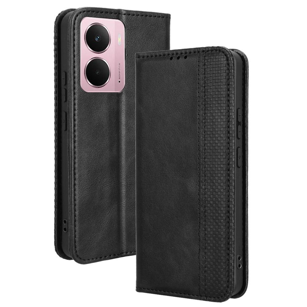 For Realme Neo7x 5G/Realme 14 5G/Realme P3 5G Retro PU Leather Case Phone Wallet Stand Cover