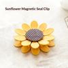 Magnetic Fridge Magnet Seal Clip, Petal Sealing Clip, Magnetic Fridge Sticker, Snack Clip, Flower Decoration