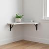 LShaped Corner Shelf SpaceSaving WallMounted Rack MultiLayer Setup Household Storage for Homeowners,
