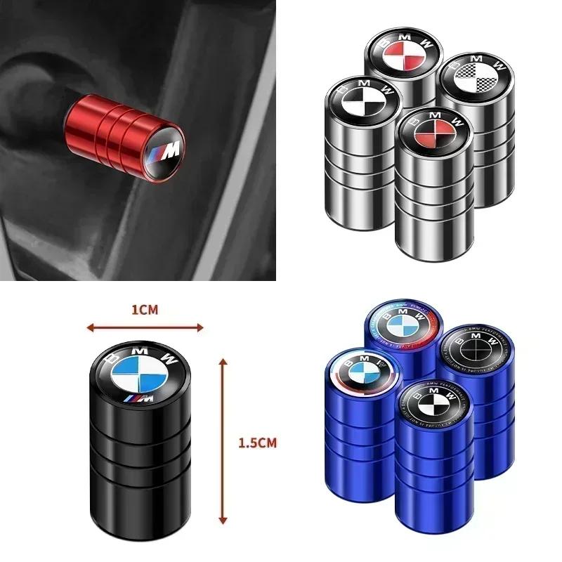 4 Stück Auto Logo Rad Reifen Ventilschaftkappen Abdeckung Für BMW M E46 E90 E39 E60 DF47 E36 E30 E61 E91 E92 E87 F10 F20 F30 X3 X5 i3 ix3