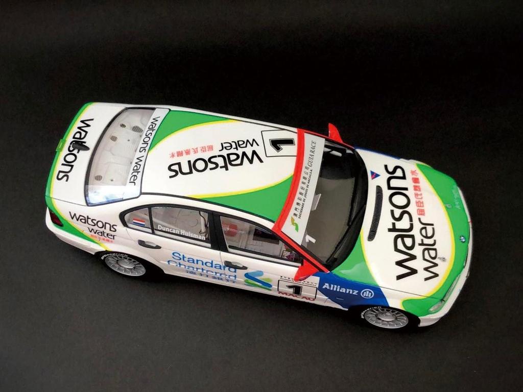 Racing Series BMW 320i E46 DTCC Touring Car Race 2001 Winner Water 2003 Macau Gear Race Decal Included Plastic Model PN24007SK Platts/NuNu 1/24