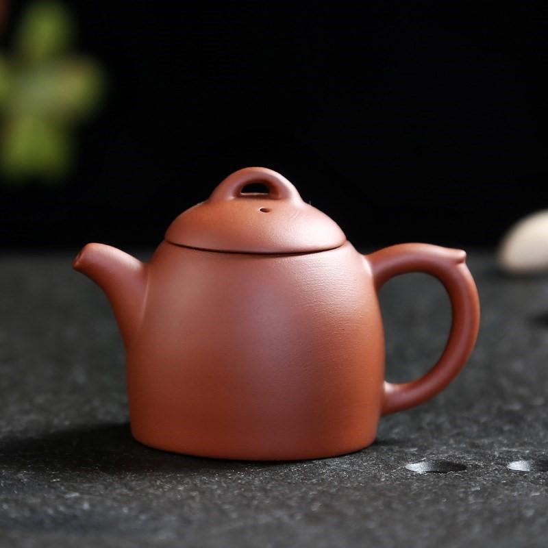 קומקום אצבע מחימר סגול חיית תה סט תה כיס קטן קישוטים אביזרי תה קישוט שולחן תה בוטיק