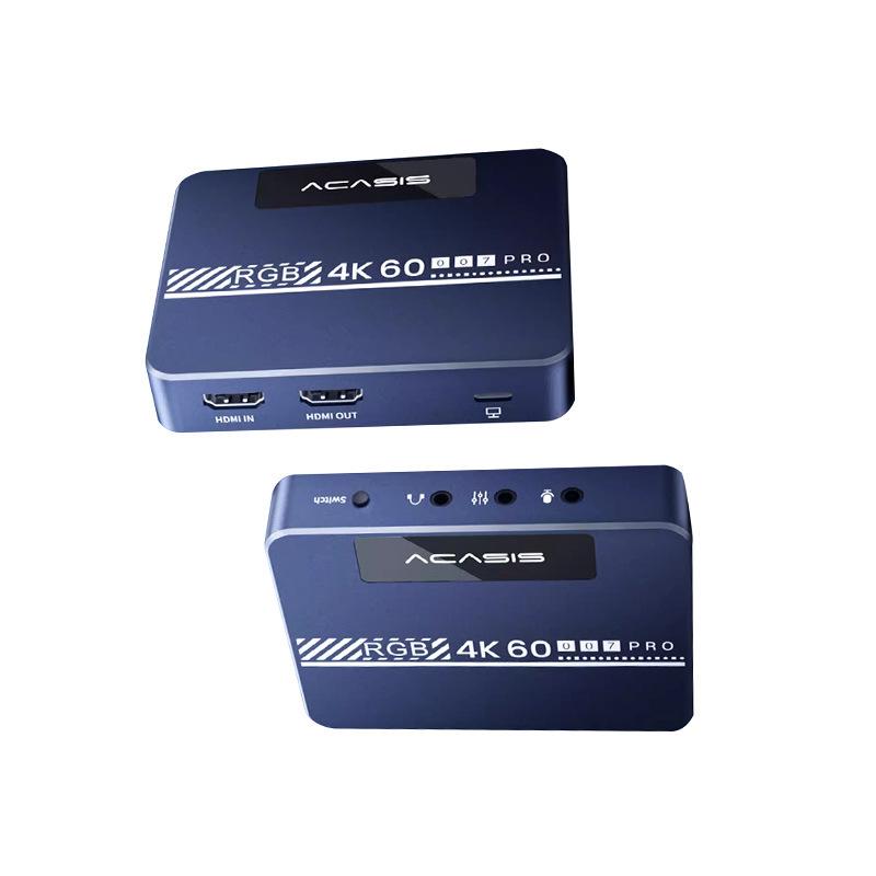 4K60HZ RGB Video Capture Card with USB 3.1, Metal LUT, Fan Cooling, for Live Streaming & Medical Use
