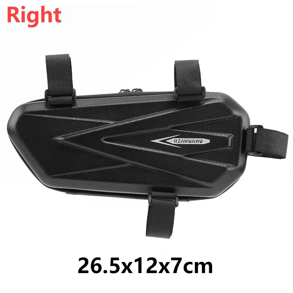 Motorcycle Side Bags Waterproof EVA Hard Shell Electric Bike Hanging Bag Mountain Bike Triangle Pouch Bag Motorcycle Saddle Bag