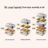 Bear 16.5L All-Stainless Steel Multi-Cooker Steamer with Hot Pot Function