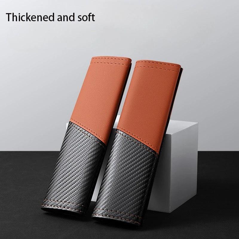 Car seat shoulder belt pad leather seat belt protective cover for BMW Mini Works Cooper F54 F55 F56 F57 F60 R50 R52 R53 R55 R56