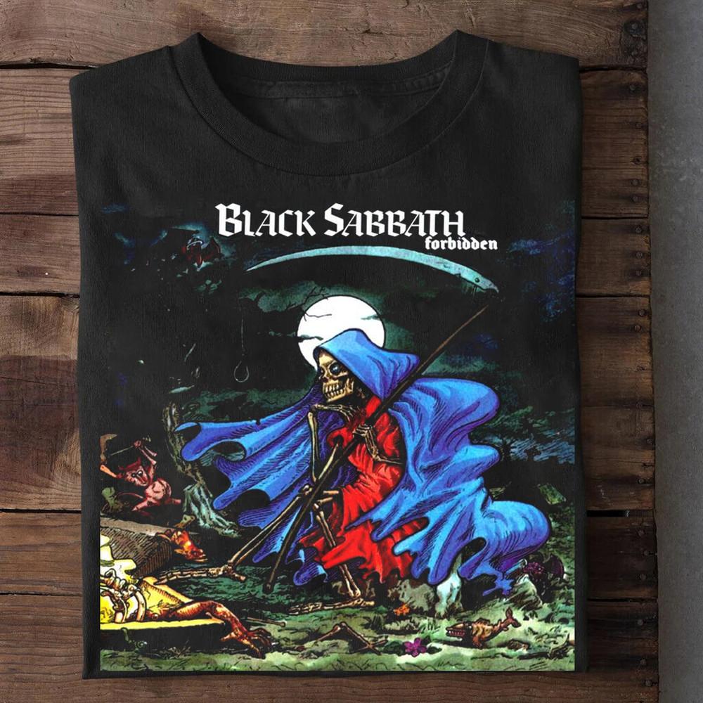 

Black Sabbath - 1995 - Запретный Подарок Для Фаната Черный Все Размеры Подарочная Футболка QQ1295 Унисекс Футболка XL