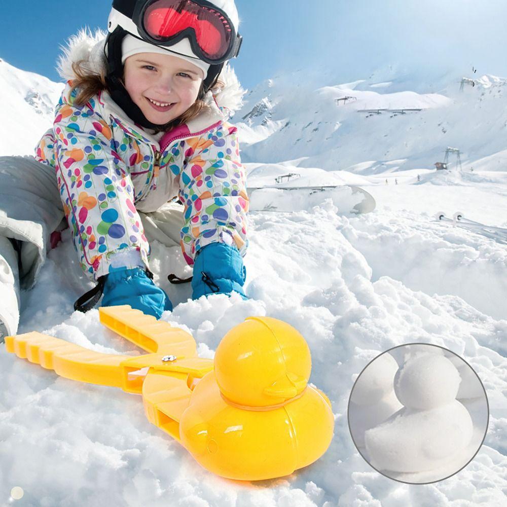 Outdoor Snow Shovel Snowball Maker Mold Sand Making Mould Bear Snowball Clip Duck Snowball Clip