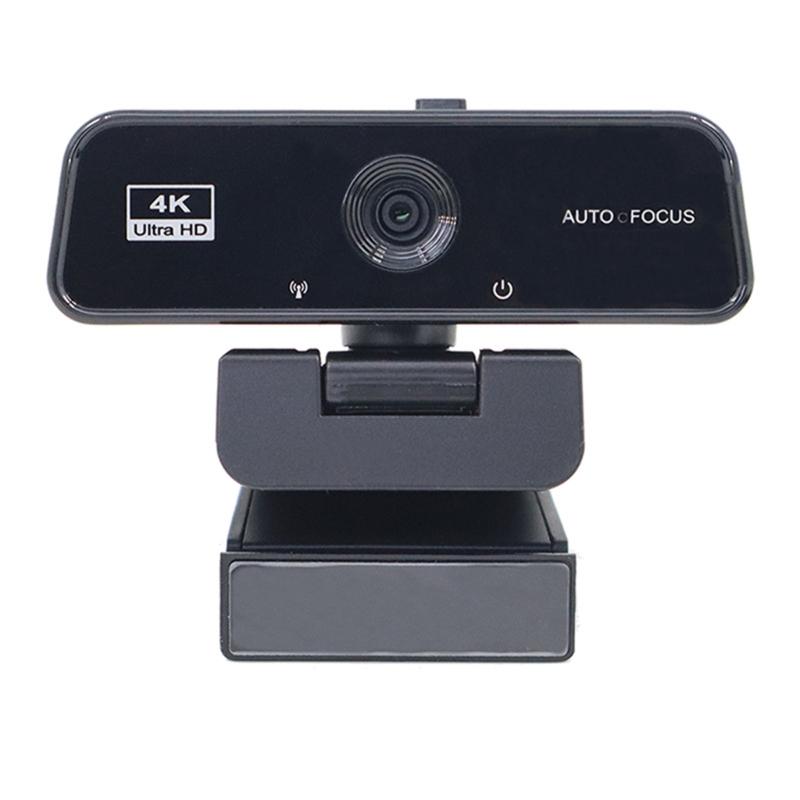 UHD 4K USB Webcam With 360 Degree Rotatable Base Perfect For Live Streaming And Remote Meetings