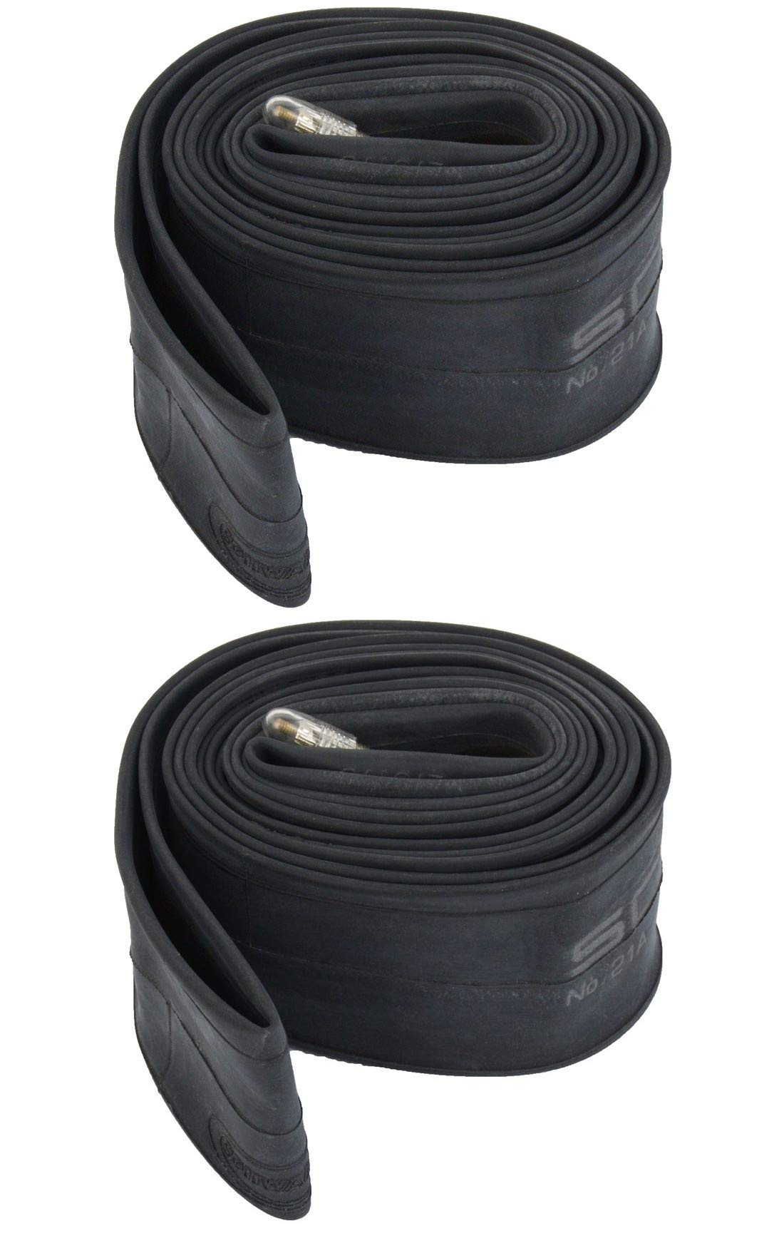 

Set of 2 SCHWALBE 700 x 28/45C Tire Tubes, Presta 17SV, 40mm Valve Length, Butyl Rubber, Generic, for Road Bikes, Cycling Tire Tubes, Schrader Fitting