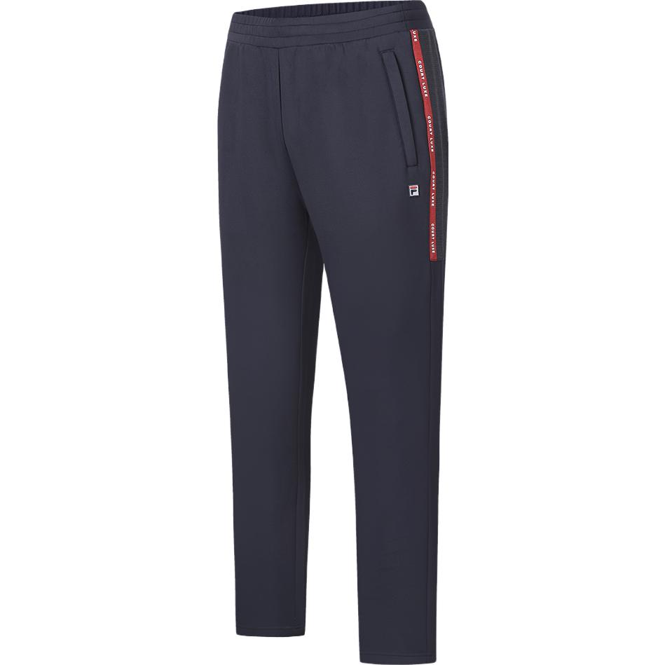 Fila Official 2023 Winter New Basic Simple Straight Leg Tennis Sports Pants Men Bottoms Dark-Blue A11M333607F-NV