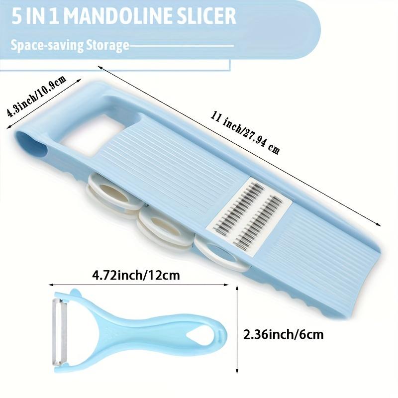 1 Set 5-in-1 Ultimate Kitchen Companion,Vegetable Slicer, Fruit Slicer, Manual Food Grater,Vegetable Grater Cutter, Potato Grater, Kitchen Gadgets