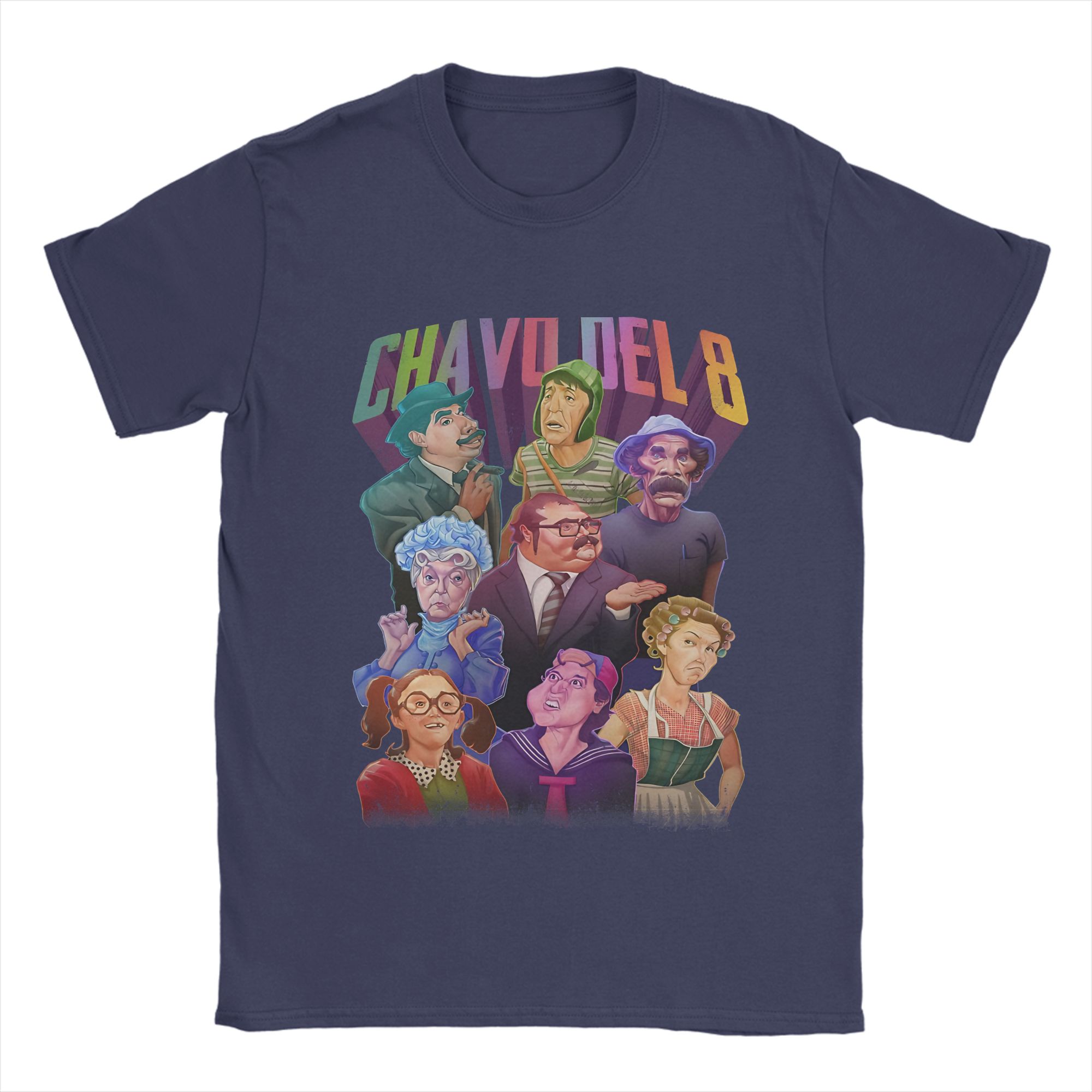 

T Shirt Summer El Chavo Del Ocho Y2K Fun T Shirts 100 Cotton Harajuku Tshirt For Unisexs Short Sleeve Design Clothes 4XL