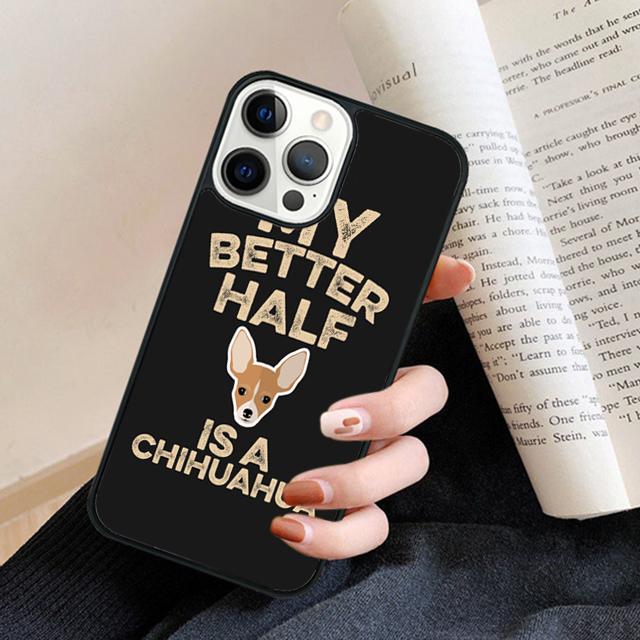 Chihuahua Cute Dog Puppy Phone Case Back Cover for iPhone 17 Air 16 15 14 13 11 12 Pro Max Plus Fundas Coque