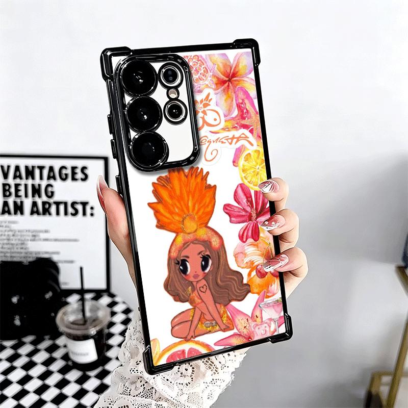 K-Karol G Tropicoqueta Soft Phone Case For Samsung Galaxy S26 Ultra S25 Edge S24 FE S23 Plus S22 S21 + S20 Plating Anti-Fall Fun