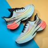 Running Shoes Professional Men's Real Explosion Shock-absorbing Fly-woven Mesh Shoes Breathable Soft-soled Trendy Shoes Racing Body Test