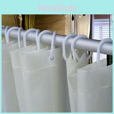 Polyester Hotel Shower Curtain With Stripes And Grommets For Modern Bathroom Decor
