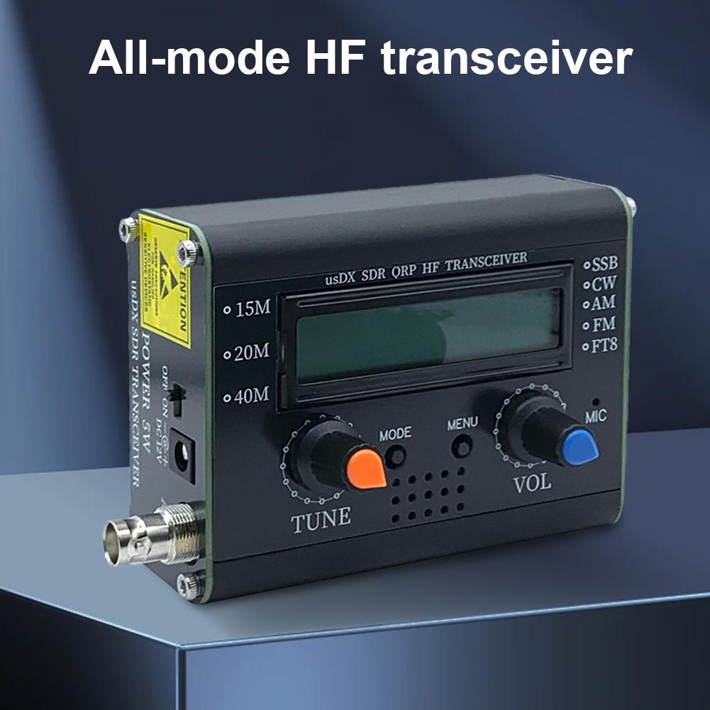 5W UsDX All Mode HF Transceiver QCX-SSB To SSB 3-Band SDR QRP HF Transceiver High Frequency Transceiver with Handheld Mic